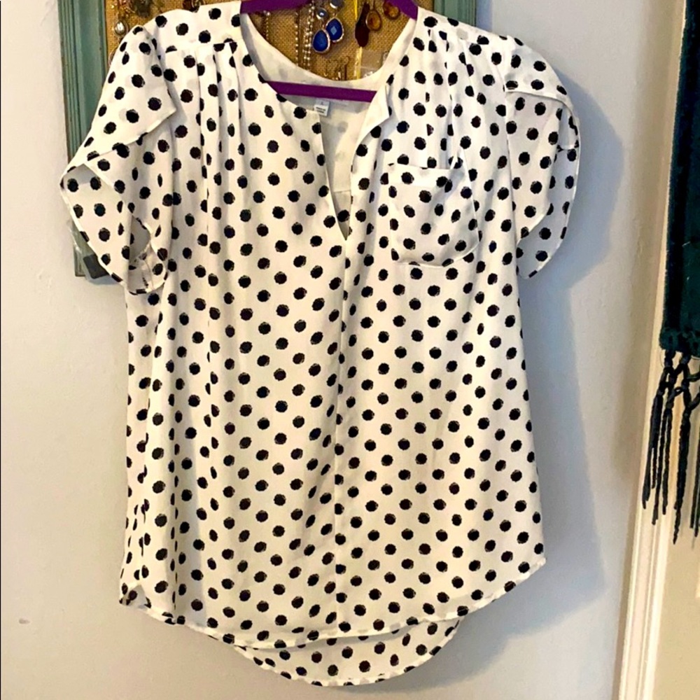 Silk blouse size Large